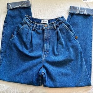 Vintage Calvin Klein pleated "mom" jeans
